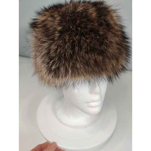 NWOT Vintage Racoon Fur Hat from Canada GR Originals main image 14